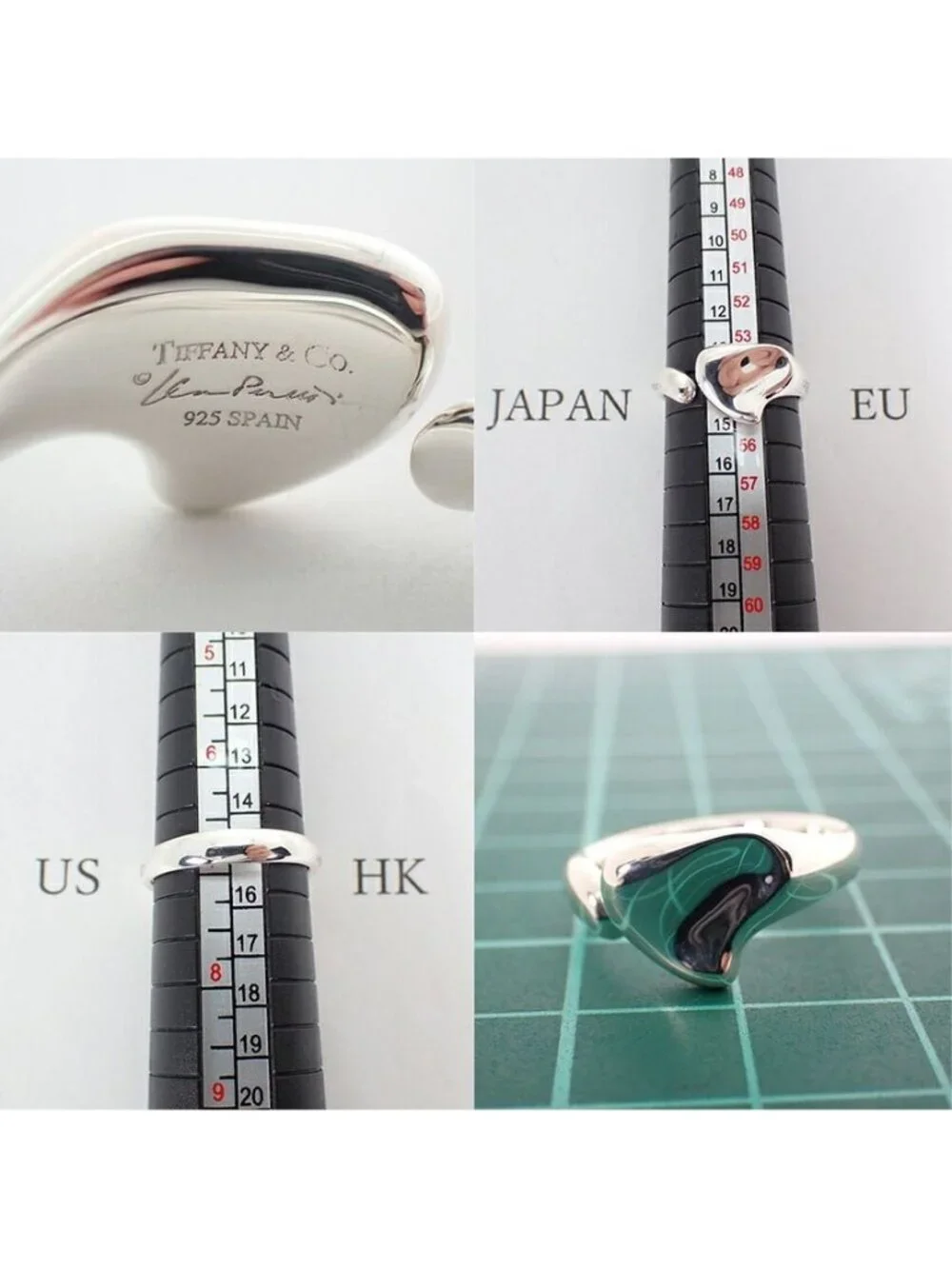 Tiffany & Co 925 Full Heart Ring
